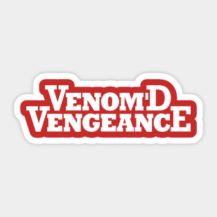 Venom'd Vengeance White Sticker